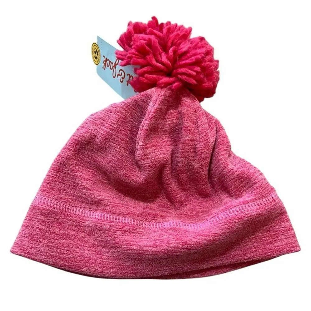 NEW Cat & Jack Baby Girls' Fleece Pink Beanie 12-24M